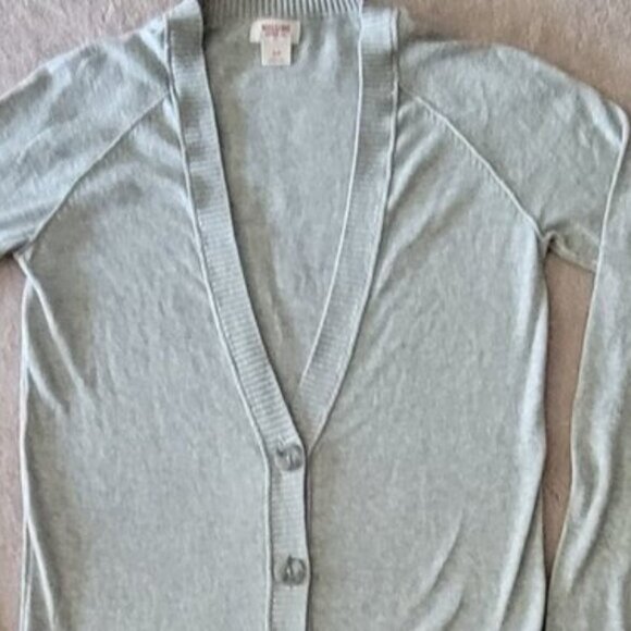 Mossimo Supply Co Cardigan Vintage Y2K Light Gray Women's Small - Picture 6 of 6